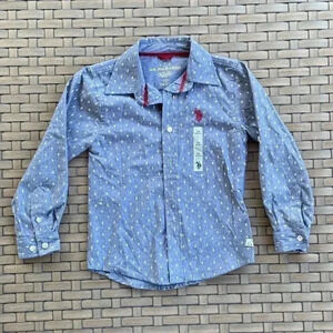 U.S. Polo‎ Assn. NWT Boys Button Down LS Shirt